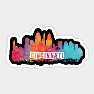 Cincinnati Skyline Sticker